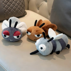JIAJCHUF 9in Plush Insect Stuffed Toys with Red Eyes & Antennae