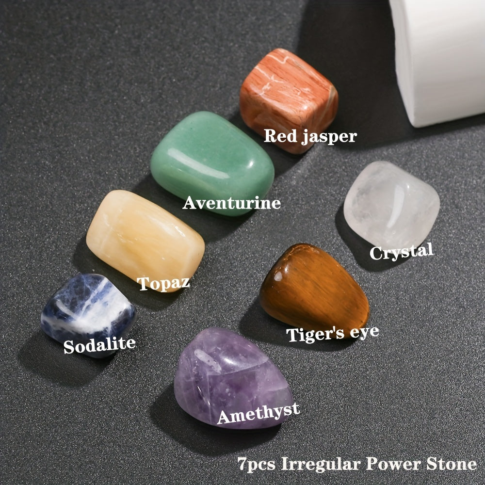 14Pcs Natural Pointed Quartz Crystal Chakra Stones Healing Crystals