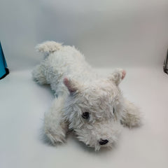 Realistic Dog Plush Toy Soft Polyester Mixed Colors Perfect Gift for Birthdays