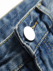 Kids Ripped Denim Jeans with Pockets