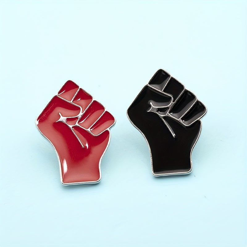 Fist Brooch Creative Pins Metal Badges for Men