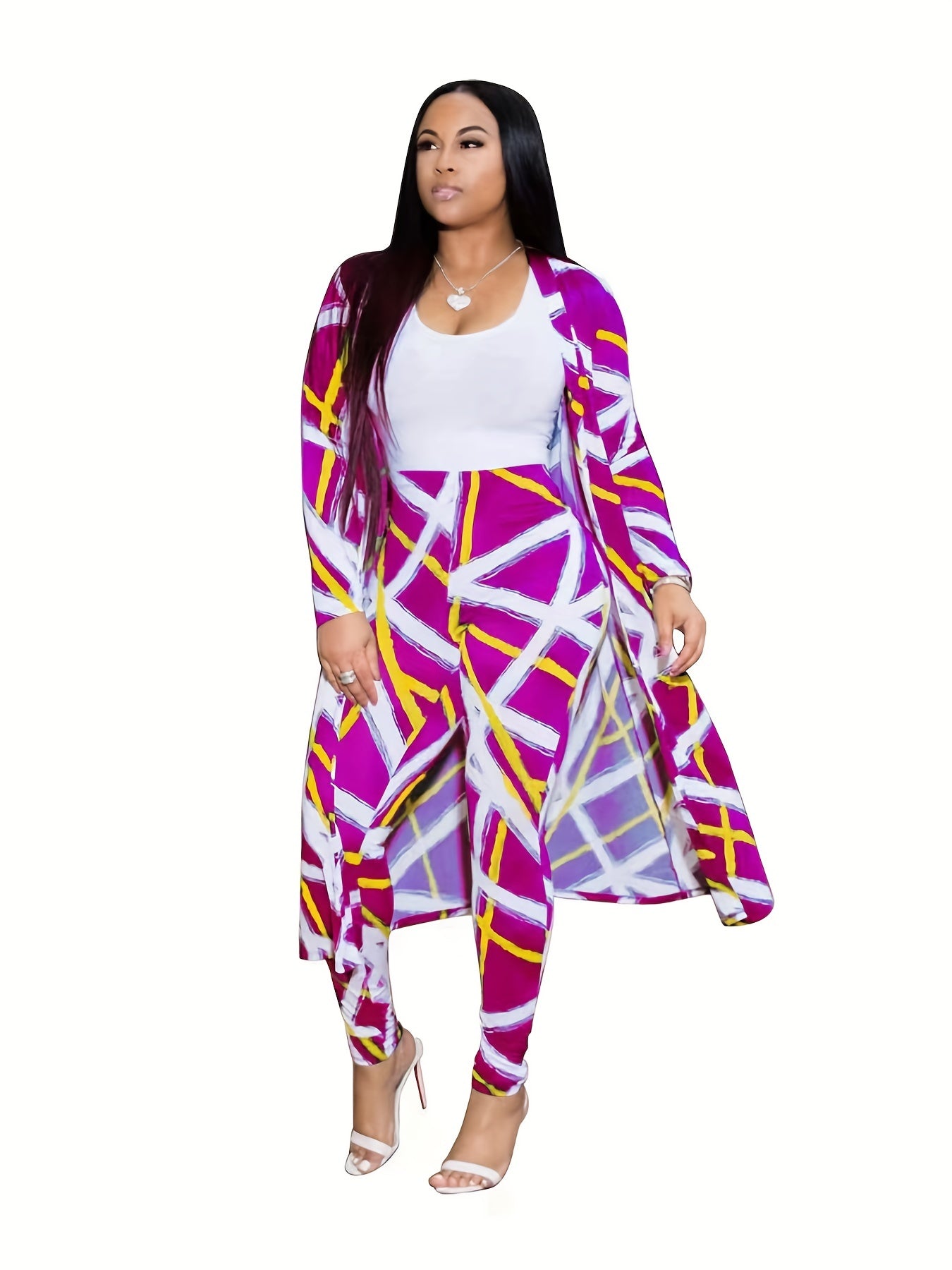 Casual Graphic Print Two piece Set Outfits Women's Clothing