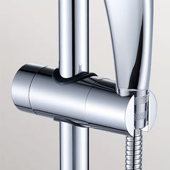 Adjustable Shower Head Holder Easy Install Securely Holds Bathroom Accessory