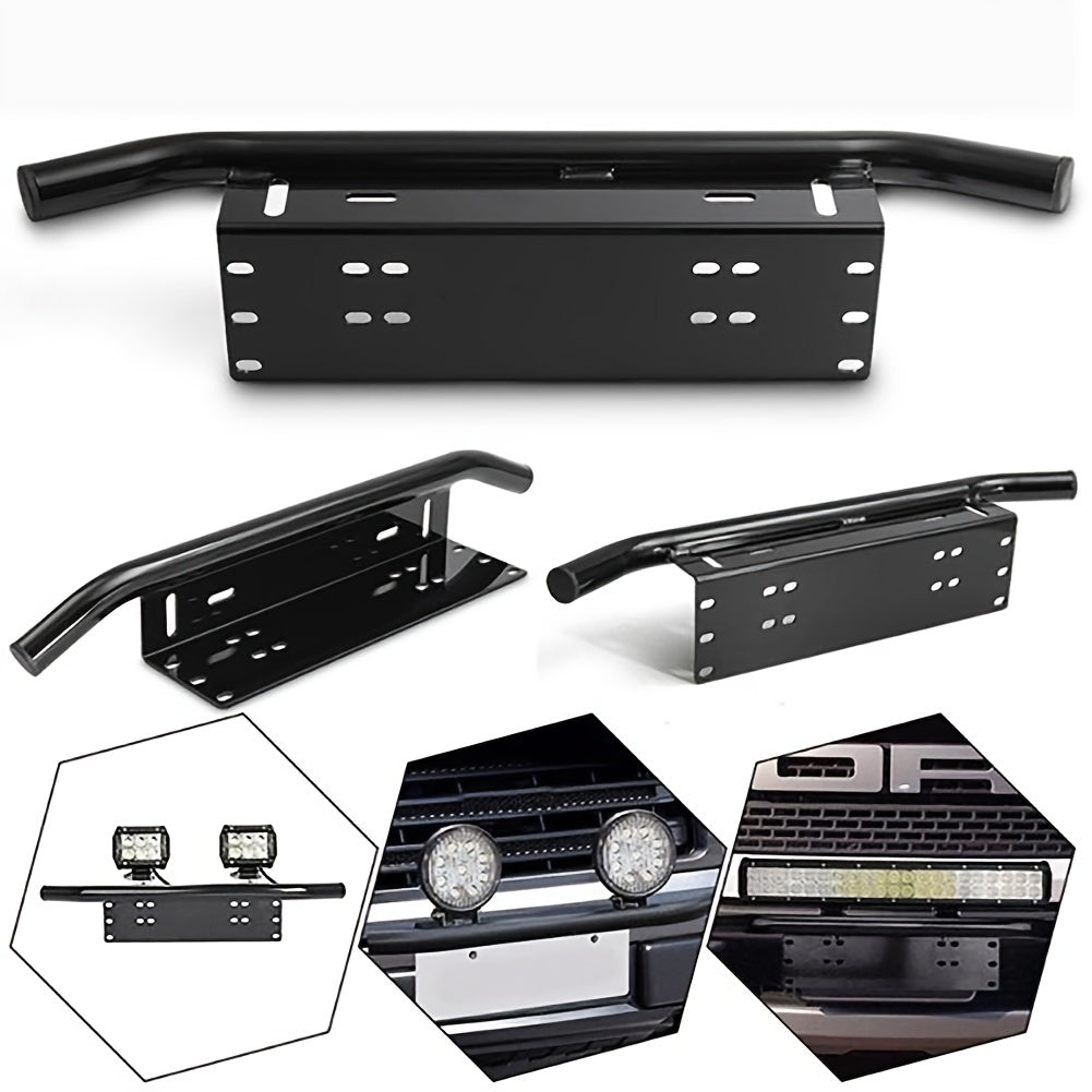 Universal Off Road Car Plate Frame LED Light Mount Brackets