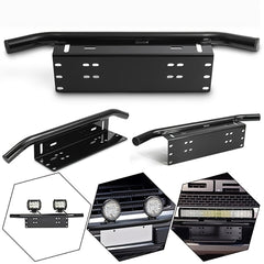 Universal Off Road Car Plate Frame LED Light Mount Brackets