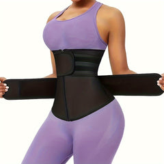 Zipper Waist Trainer Tummy Wrap Compression Women's Shapewear