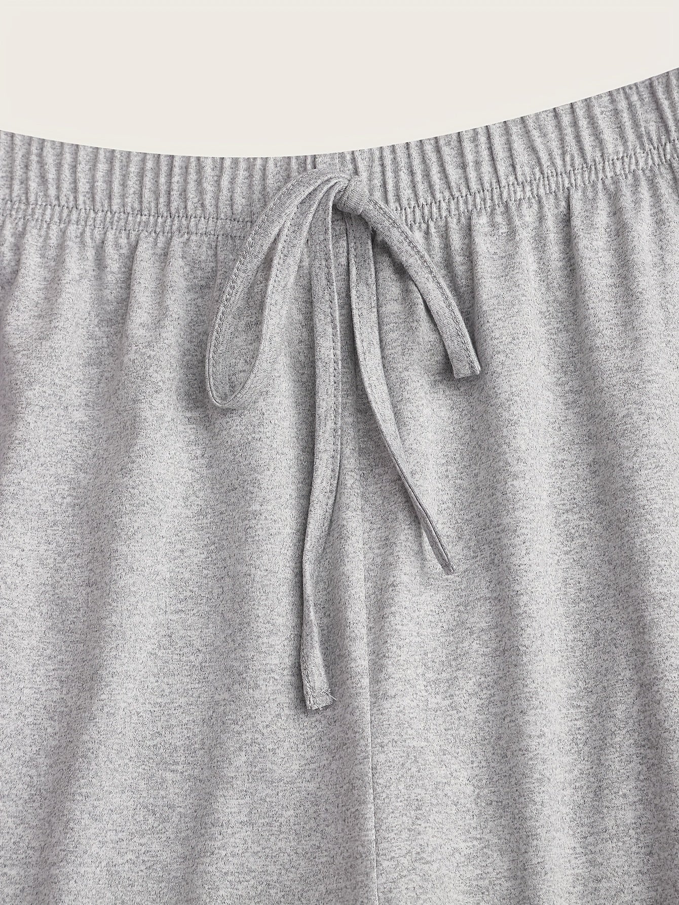  Solid Drop Shoulder Long Sleeve Top & Jogger Pants Outfits