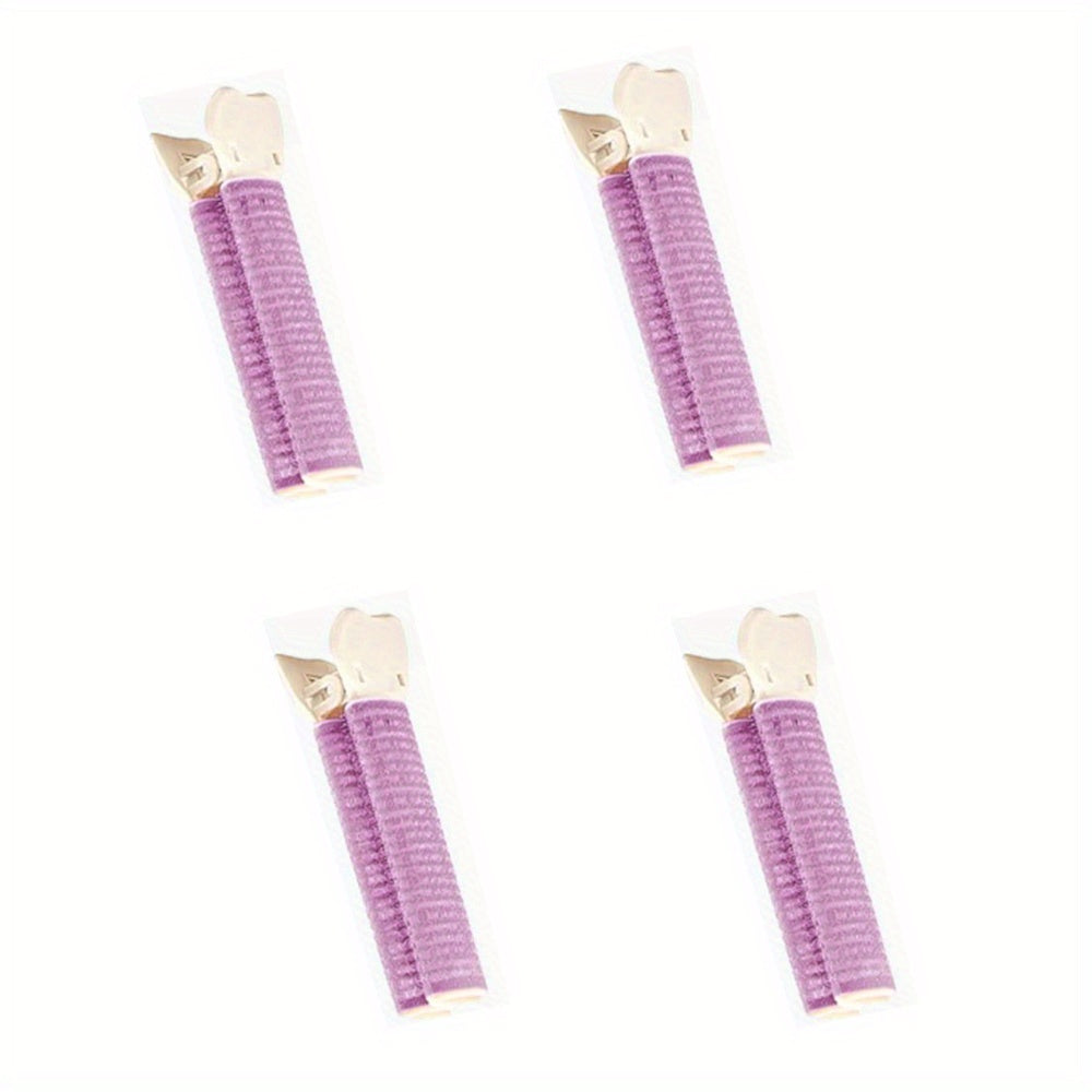 4PCS Colorful Fluffy Hair Clip for Braid Women's Head Accessory
