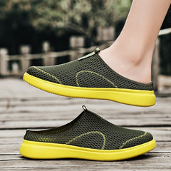 Men's Lightweight Mesh Slip-On Sandals Green