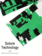 Men's Camouflage Pattern Bottom Leggings Quick Drying Sports Compression Pants