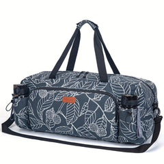 Canvas Yoga Mat Storage Bag Large Capacity Gym Fitness Bag