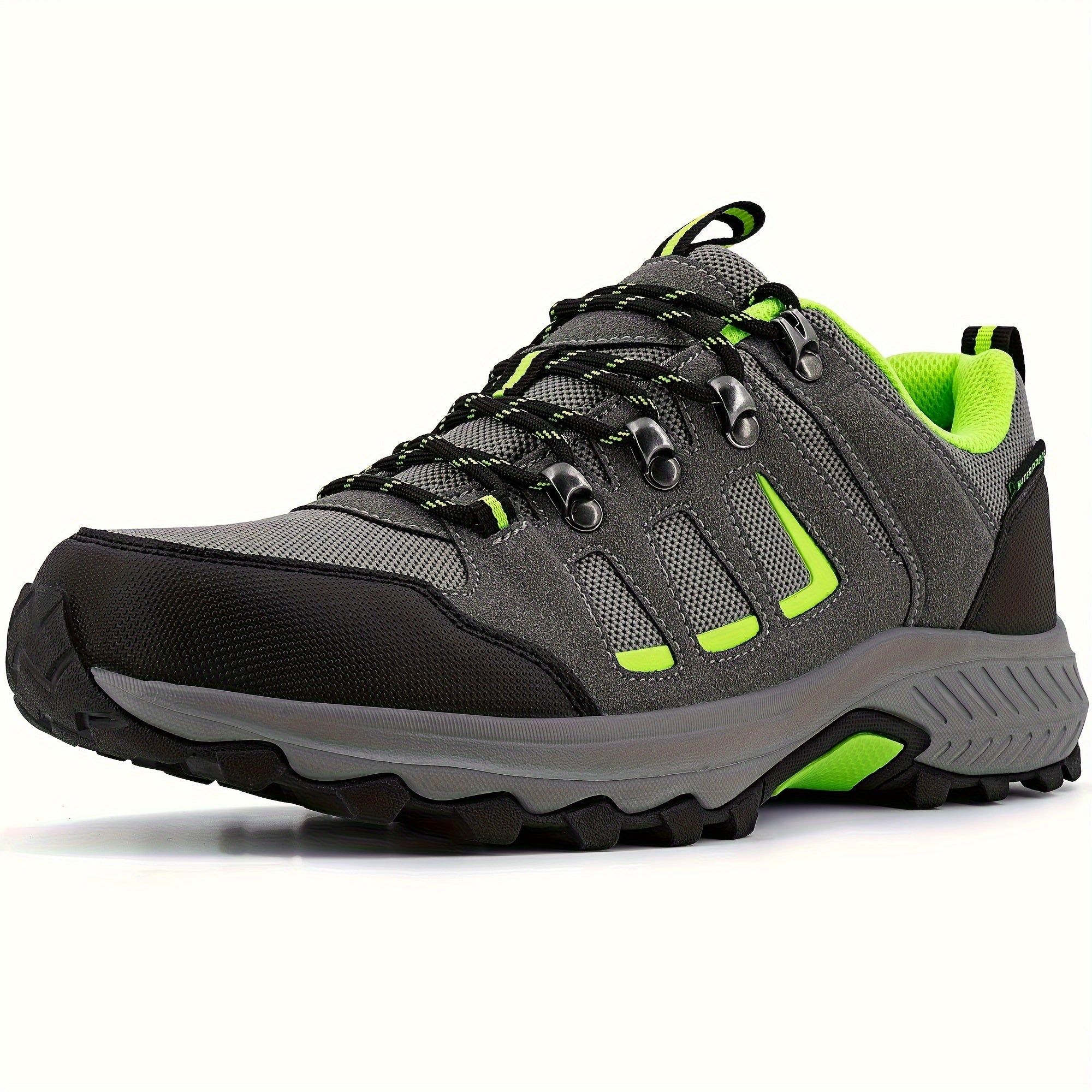 Men's Durable Hiking Boots Non Slip Lace Up Shoes For Outdoor Activities
