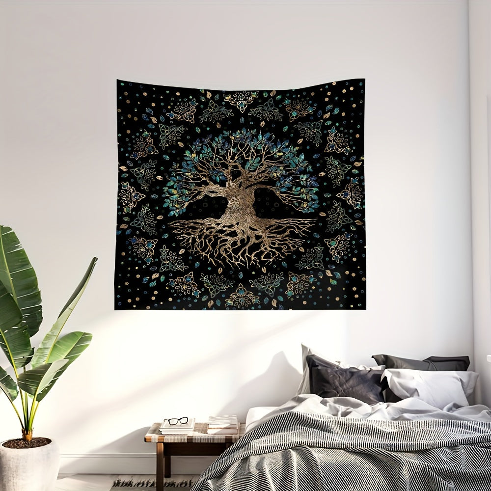 Bohemian Tree Of Life Tapestry Wall Hanging Cloth