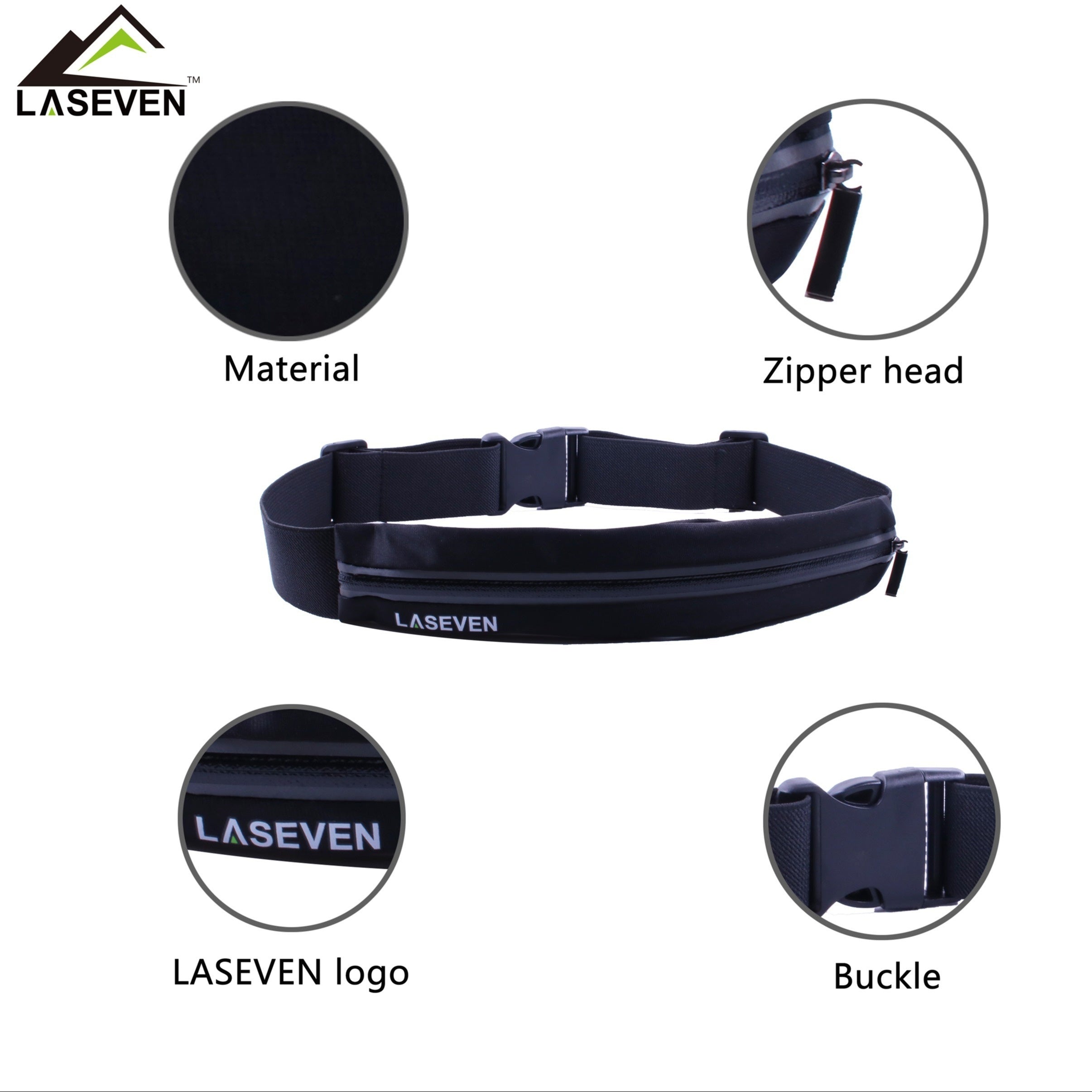 Waterproof Reflective Running Waist Bag Safe Fanny Pack