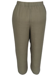  Casual Pants Women's Plus Solid Elastic Drawstring High Rise Loose
