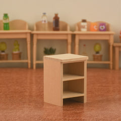 1:12 Doll House Mini Furniture Wooden Standing Cabinet Storage