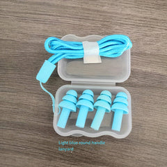 Silicone Earplugs For Swimming And Sleeping - Comfortable Wearing And Soundproof