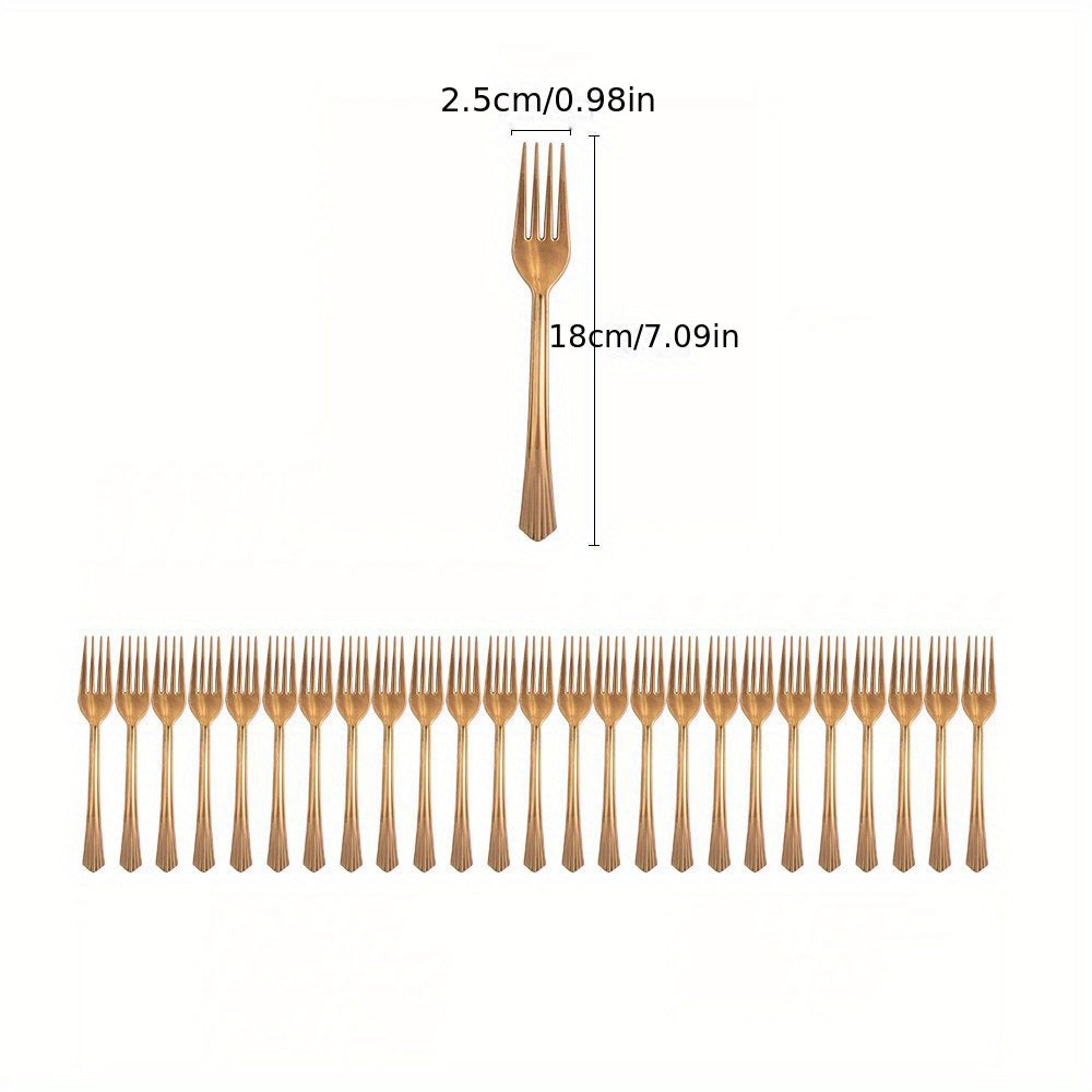 Golden Party Supplies Kit for 25 Guests - Plates, Cups, Napkins
