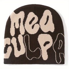 Unisex Hip Hop Knit Beanie Cap Men's Candy Y2K Thermal Hat