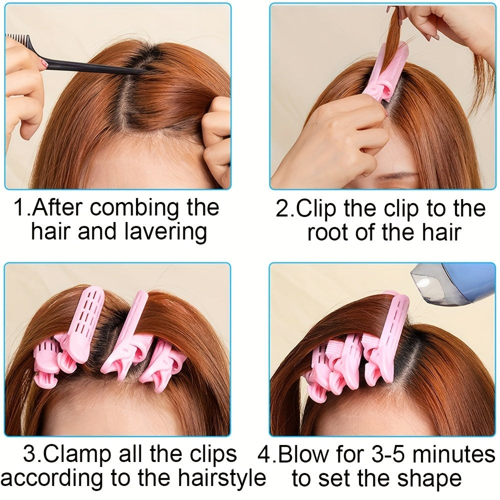 2pcs Fluffy Hair Clip Curly Hair Styling Clip Hair Pins Hair Accessories
