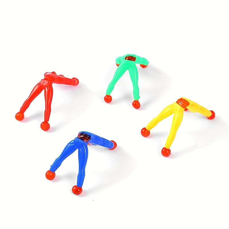 10pcs Wall Climbing Toys Stress Relief Sticky Tricky Toys