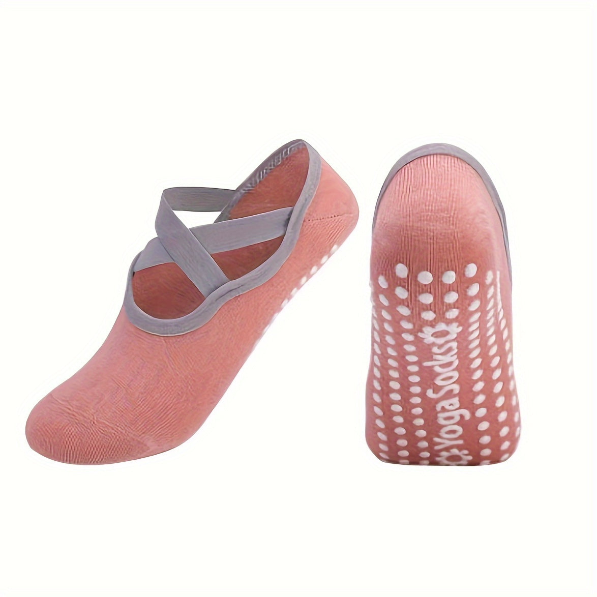 Women's Non Slip Yoga Socks with Extra Grips - 3 Pack