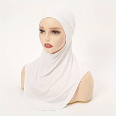 Solid Elastic Hijab Soft Turban Inner Cap Underscarf Bonnet