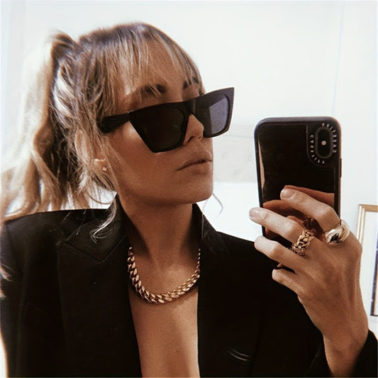 Square Sunglasses Women Unisex Cat Eye Sun Glasses Classic Vintage UV400