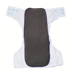 2pcs Reusable 4 Layers Bamboo Charcoal Diaper Pads - Keep Baby Fresh & Odor-Free