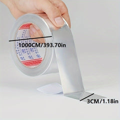 Aluminum Foil Tape High Temp Waterproof Sticker Self-adhesive Pap