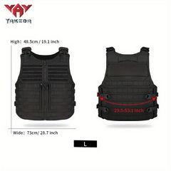 YAKEDA Quick Release Tank Top Vest 1000D Durable & MOLLE Extended System