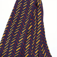 Vintage Stripe Print Scarf Navy Shawl Casual Windproof Head Wrap Sunscreen