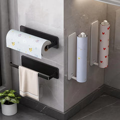 Stainless Steel Toilet Paper Holder with Storage Rack