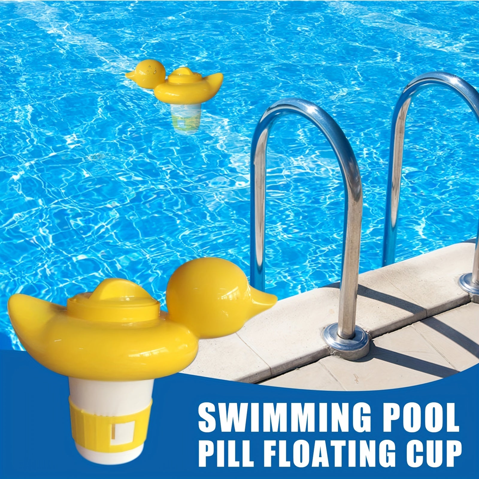 Ellow Duck Floating Pool Dosing Device for Clean Swimming Pool