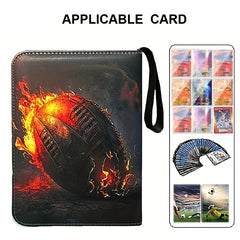 Rugby Football Card Binder 900 Pockets Card Storage Case