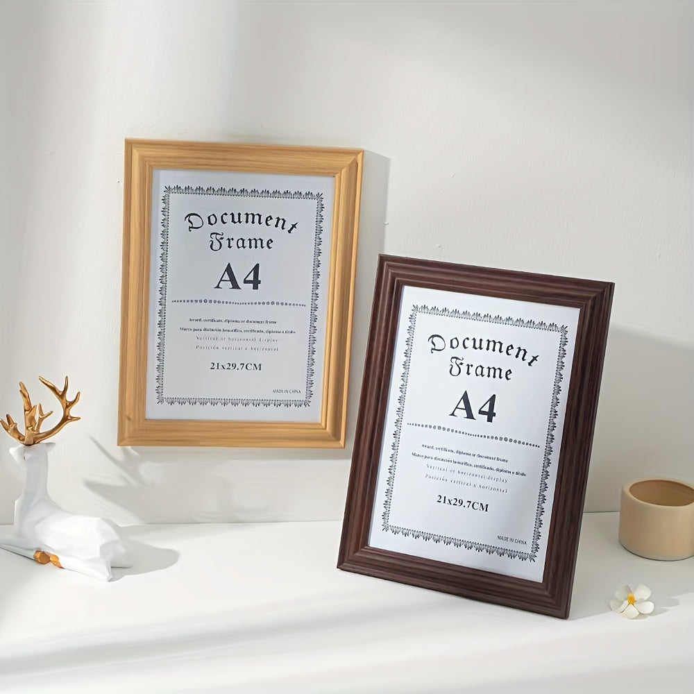 Wooden Photo Frame A4 Hanging Wall Picture Frame