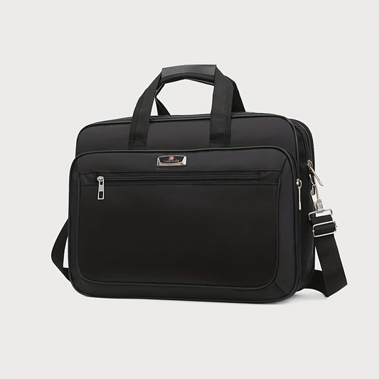 Large Capacity Functional Laptop Bag, Horizontal Portable Computer Bag