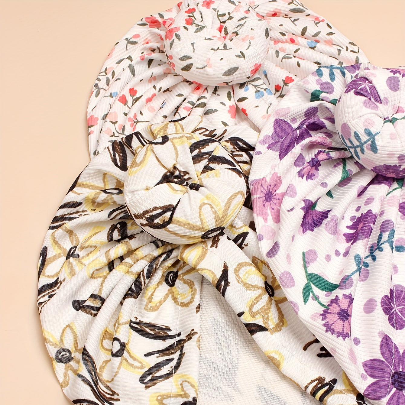 3pcs Spring Candy Meatballs Head Guard Halogen Door Hat