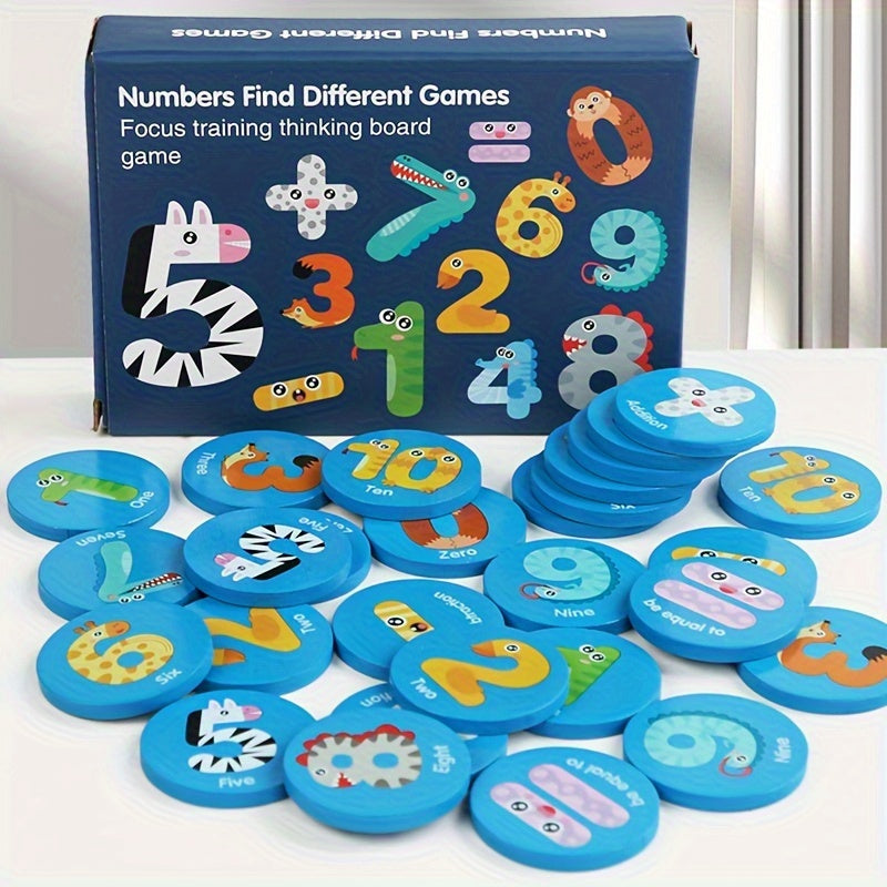 Teen Puzzle Number & Matching Game Recognition Counting Early Learning
