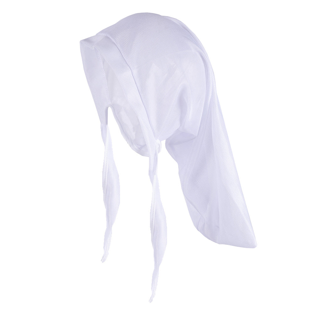 Women Satin Braid Bonnet Hat Sleep Caps Night Caps Solid Bonnet