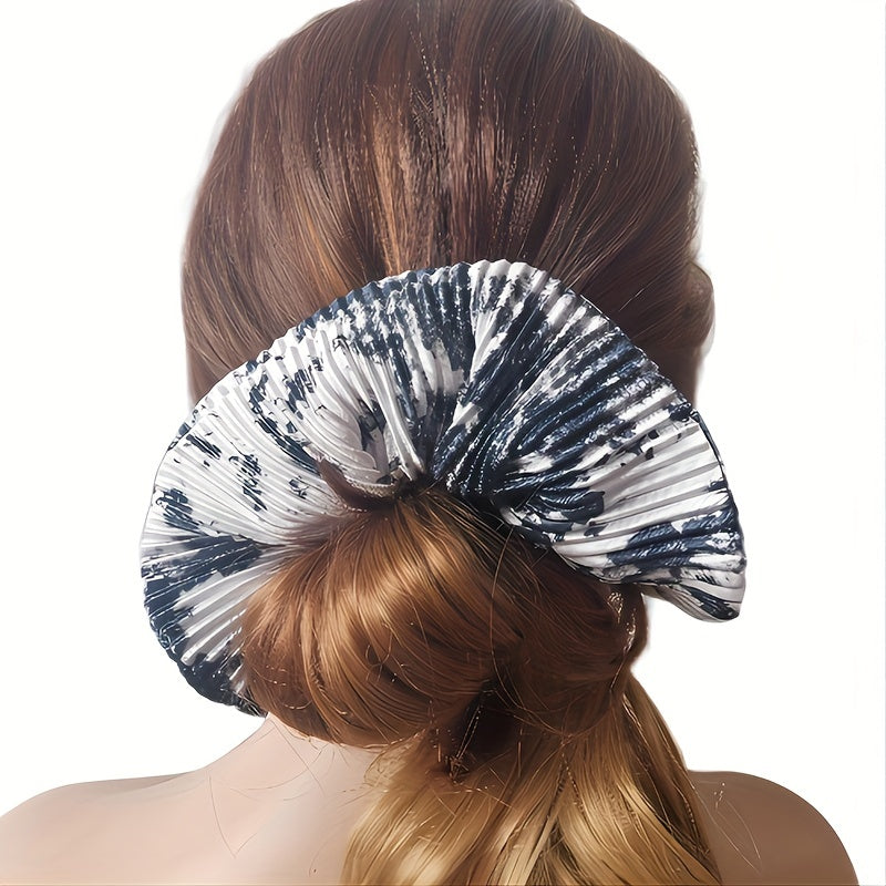 Large Tie Dye Scrunchies Hair Rope Ponytail Holder Accessories