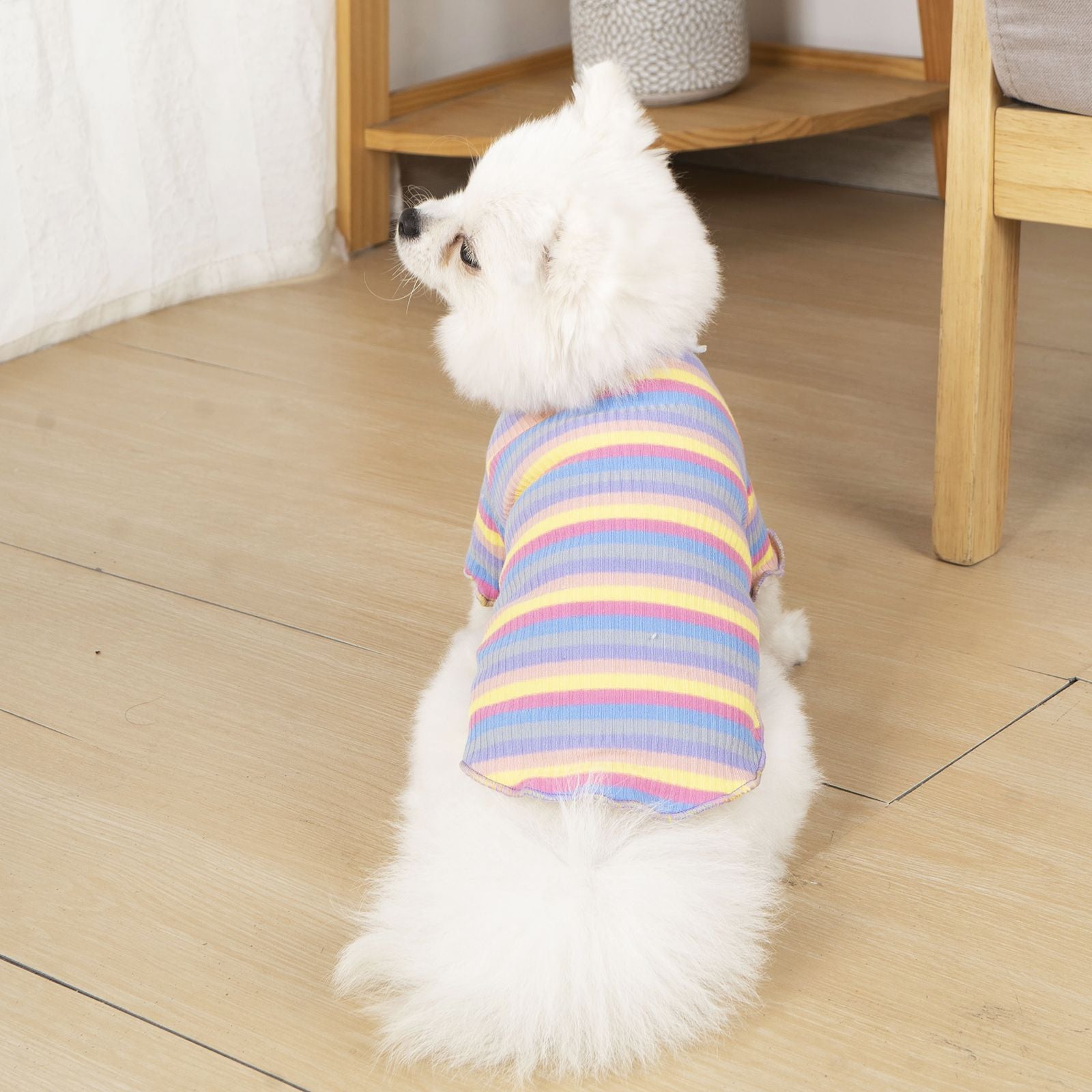 Striped Pet Sweater: Keep Your Furry Friend Warm & Stylish