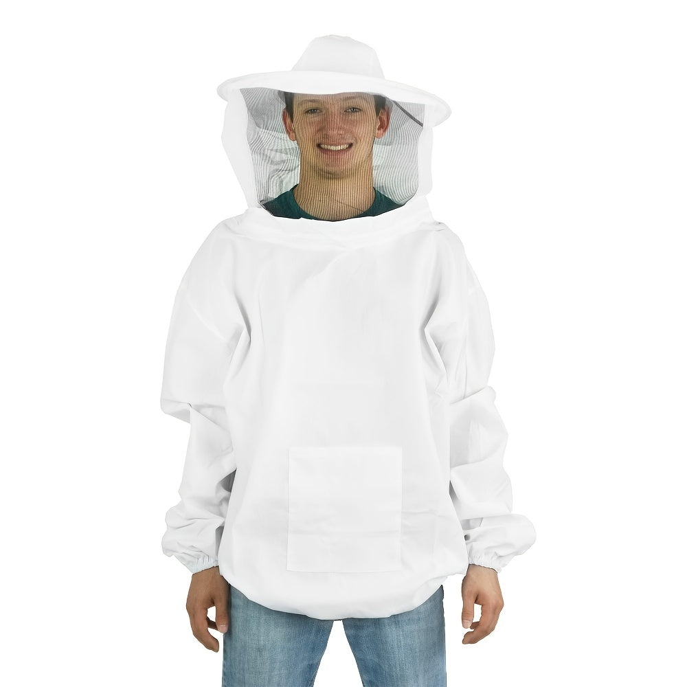 Professional Large Beekeeping Suit Half Body Bee Proof Suit