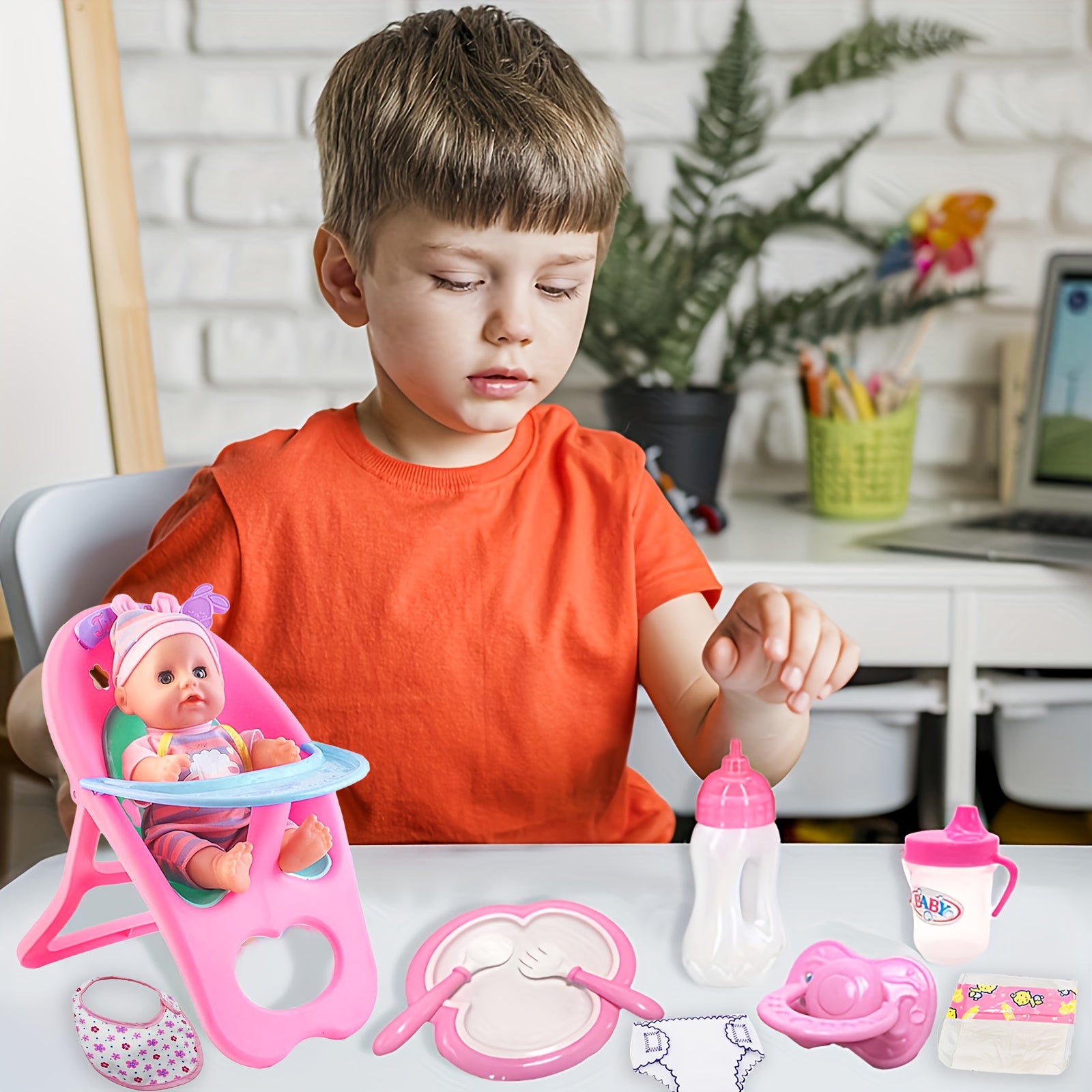 11-Piece Doll Party Game Set for Kids Aged 3+