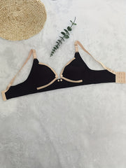 Front Buckle Wireless Push Up Bra Comfy & Breathable Women's Lingerie