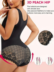 Lace Shaping Bodysuit Tummy Control Slimmer Body Shaper Women's Underwear