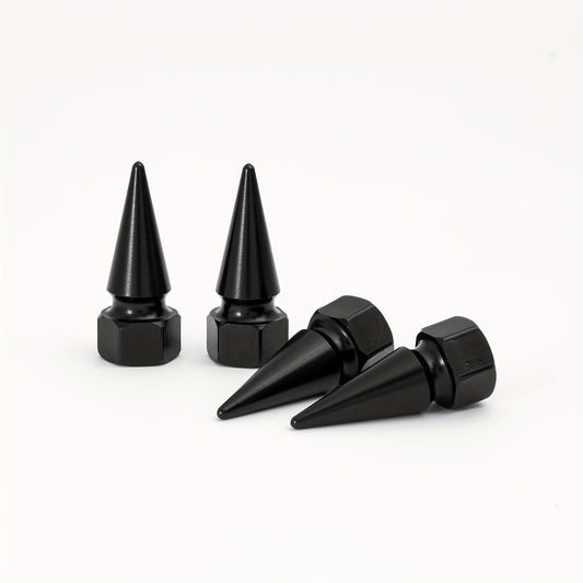 4pcs Universal Screw Valve Cap Car Modification Sharp Valve Mouth