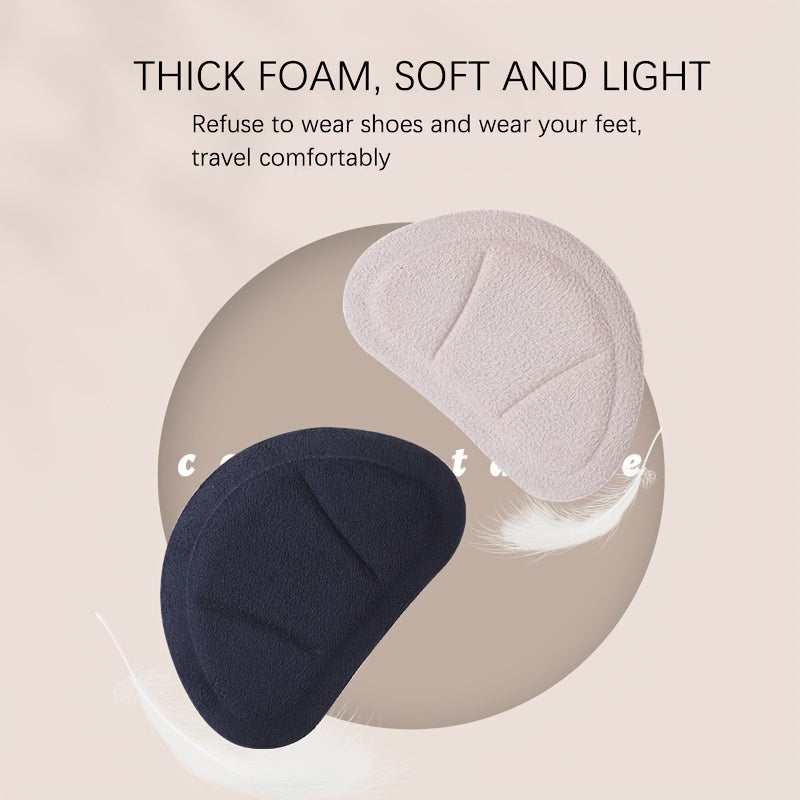 1pair Heel Protector Anti Wear Cushion Pads Feet Care Adhesive Shoes Sticker