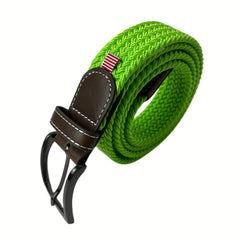 Colorful Golf Braid Stretchy Belt Elastic for Men