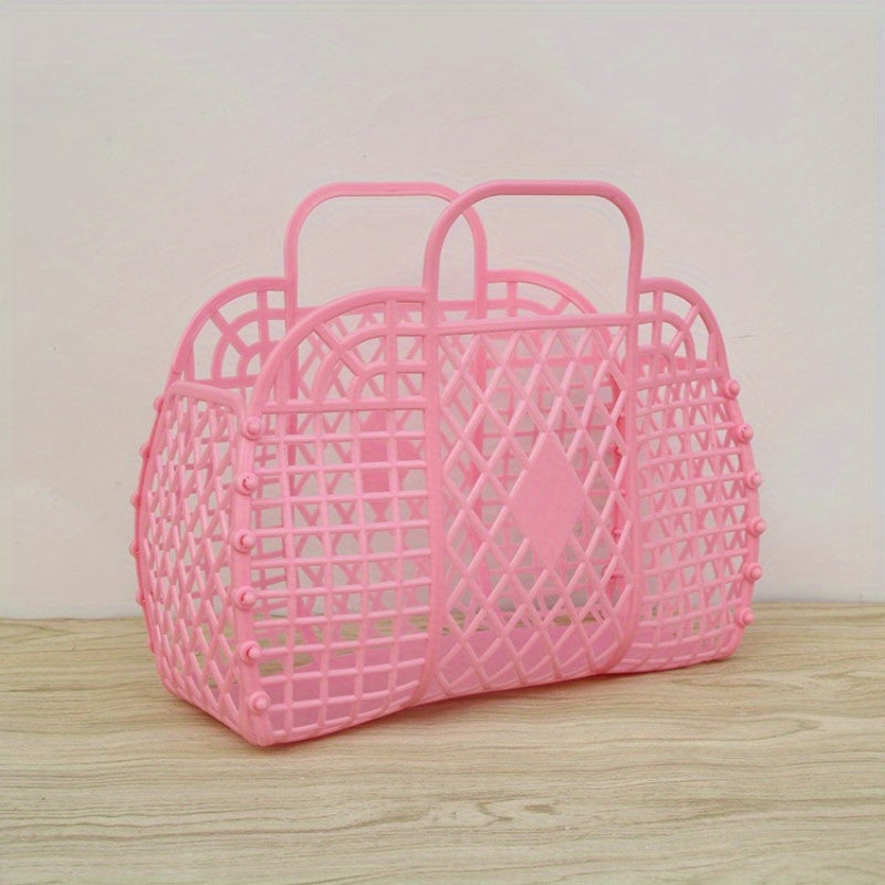 Portable Plastic Shower Bag Beach Storage Tote & Travel Essential